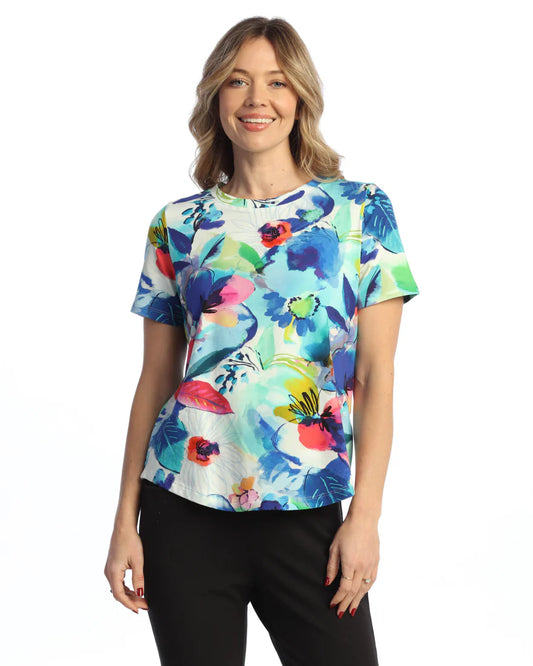 Jess & Jane Plus Size Multi Charlotte Top KS2-2059X