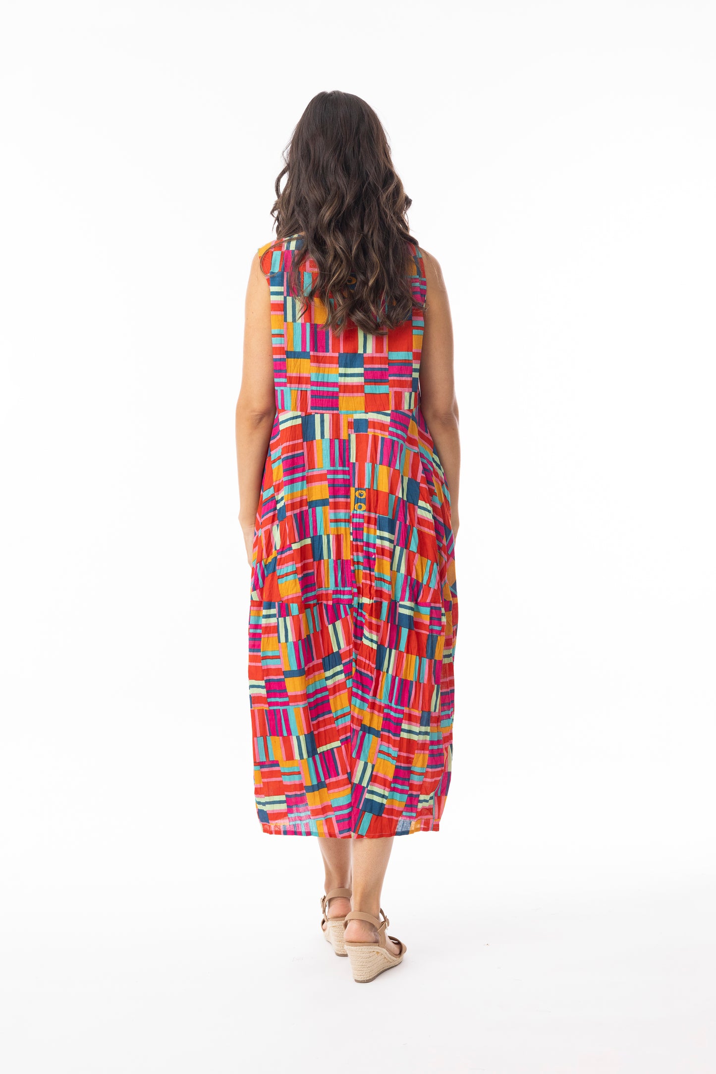 Orientique Peru Bubble Crinkle Dress 71599