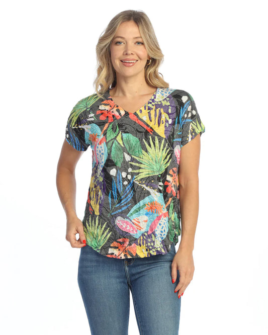 Jess & Jane Plus Size Multi Harmony Tee RC7-2084