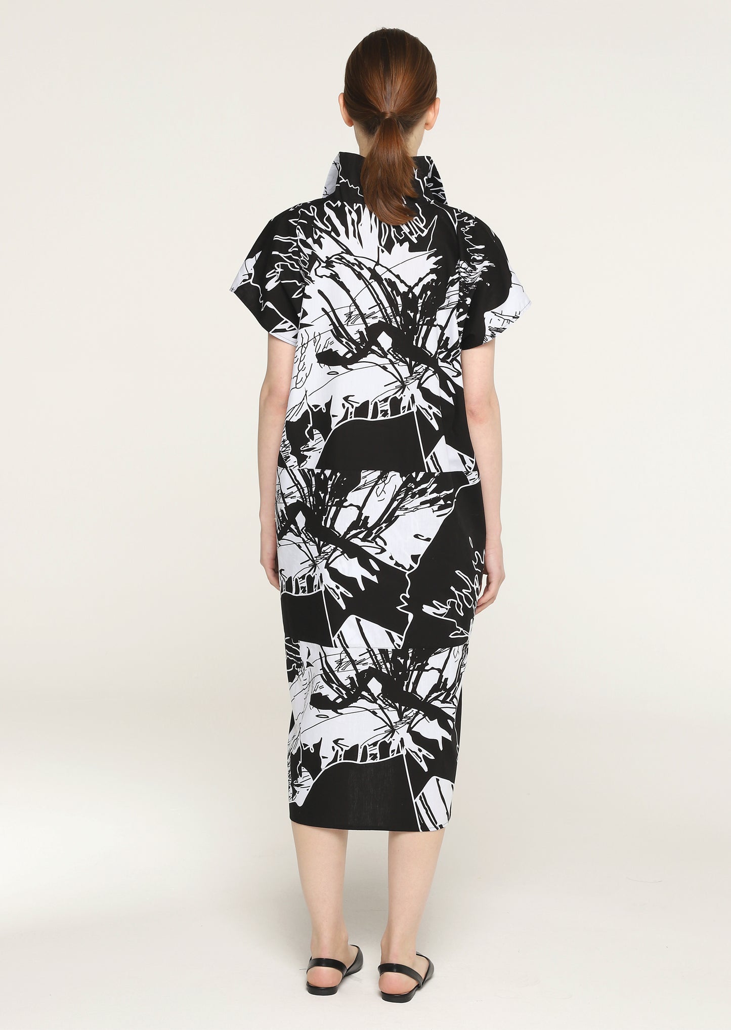 Igor Black/White Printed Dress S24-53