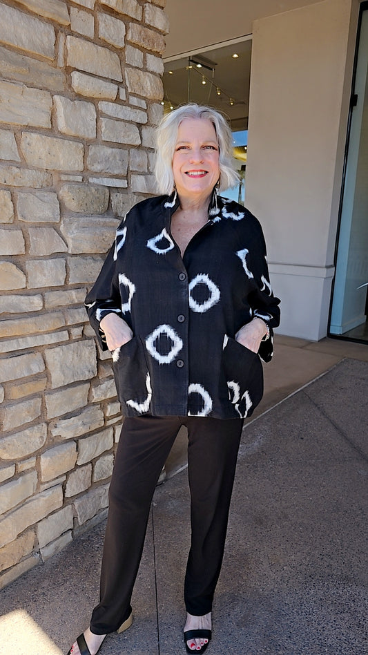 M Square Black/White Ruby Pocket Shirt CN1536