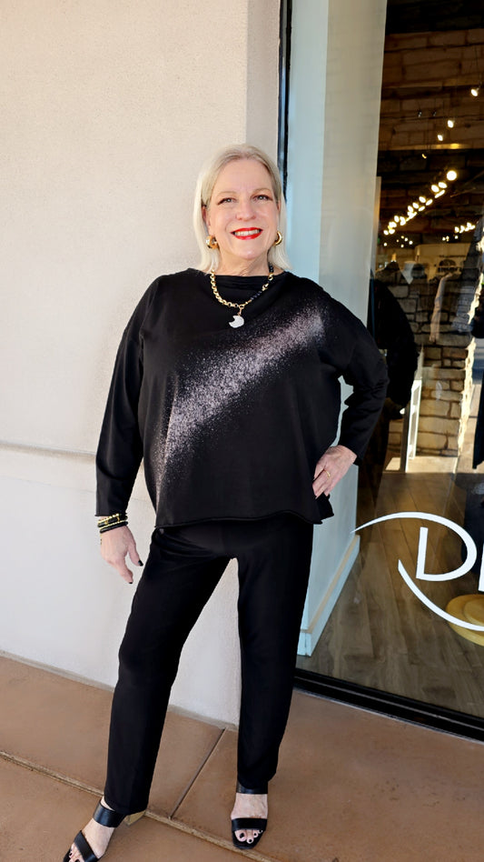 Planet Black Bleach Boxy Tee 9791JBD