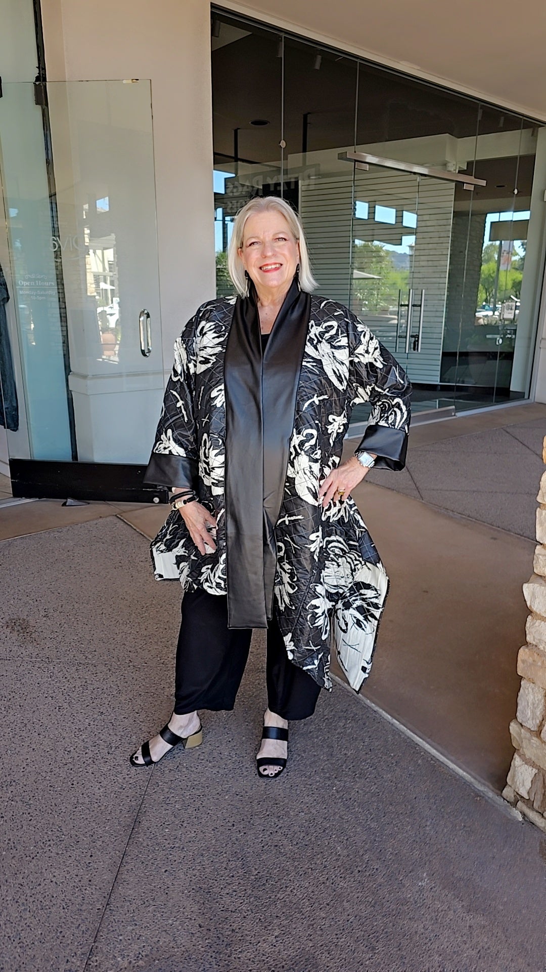 Kozan Eden Plus Size Open Front Jacket 777