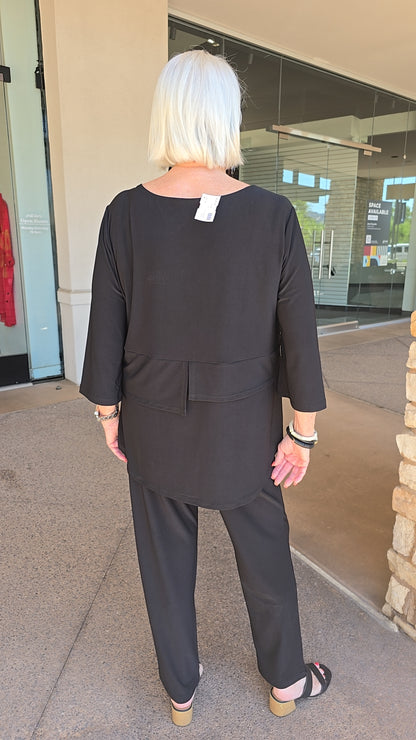 Sympli Black Stair Shirt 22451-2