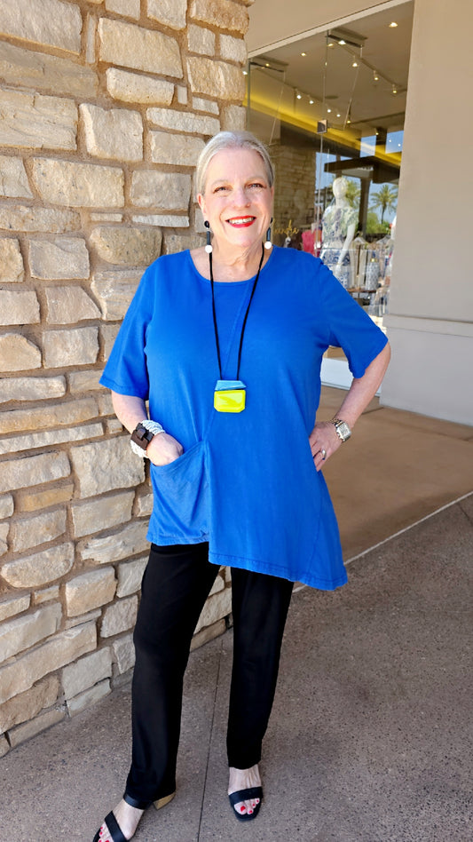 Cotton Lani Edgewater One Pocket Top JS307