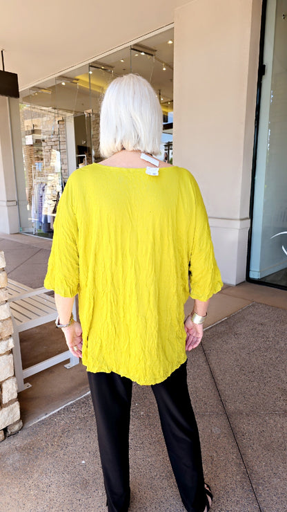 Chalet Avo Solid Crinkle Emma Top C52622