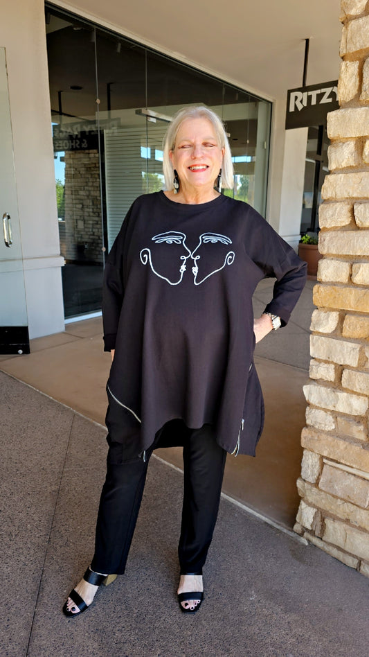 Transparente Black Face Sweatshirt 912006