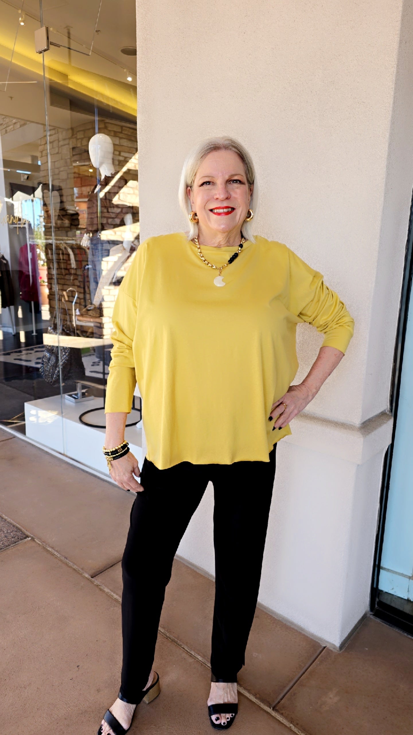 Planet Chartreuse Boxy Tee 9791J