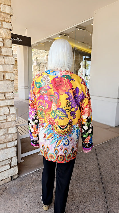 Johnny Was Magnolia Pattern Audrey Shirt C10726-1