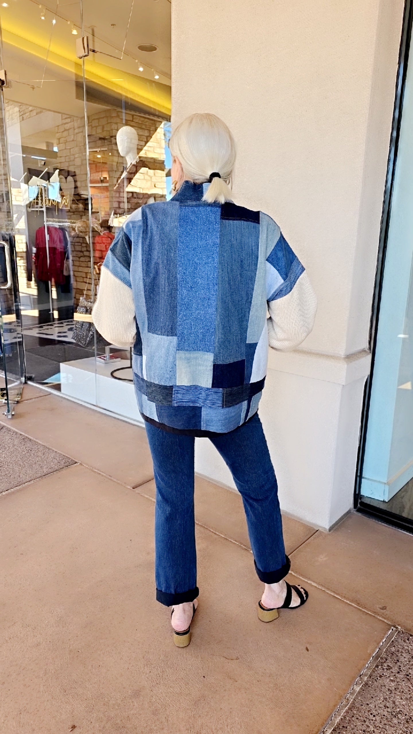 Shannon Passero Cream/Denim Joy Jacket 5649