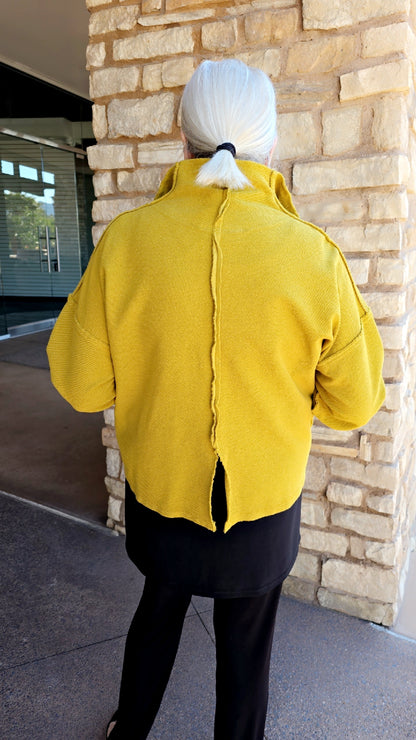 Gerties Kiwi Sweatshirt Short Funnel Jacket 8300-3076