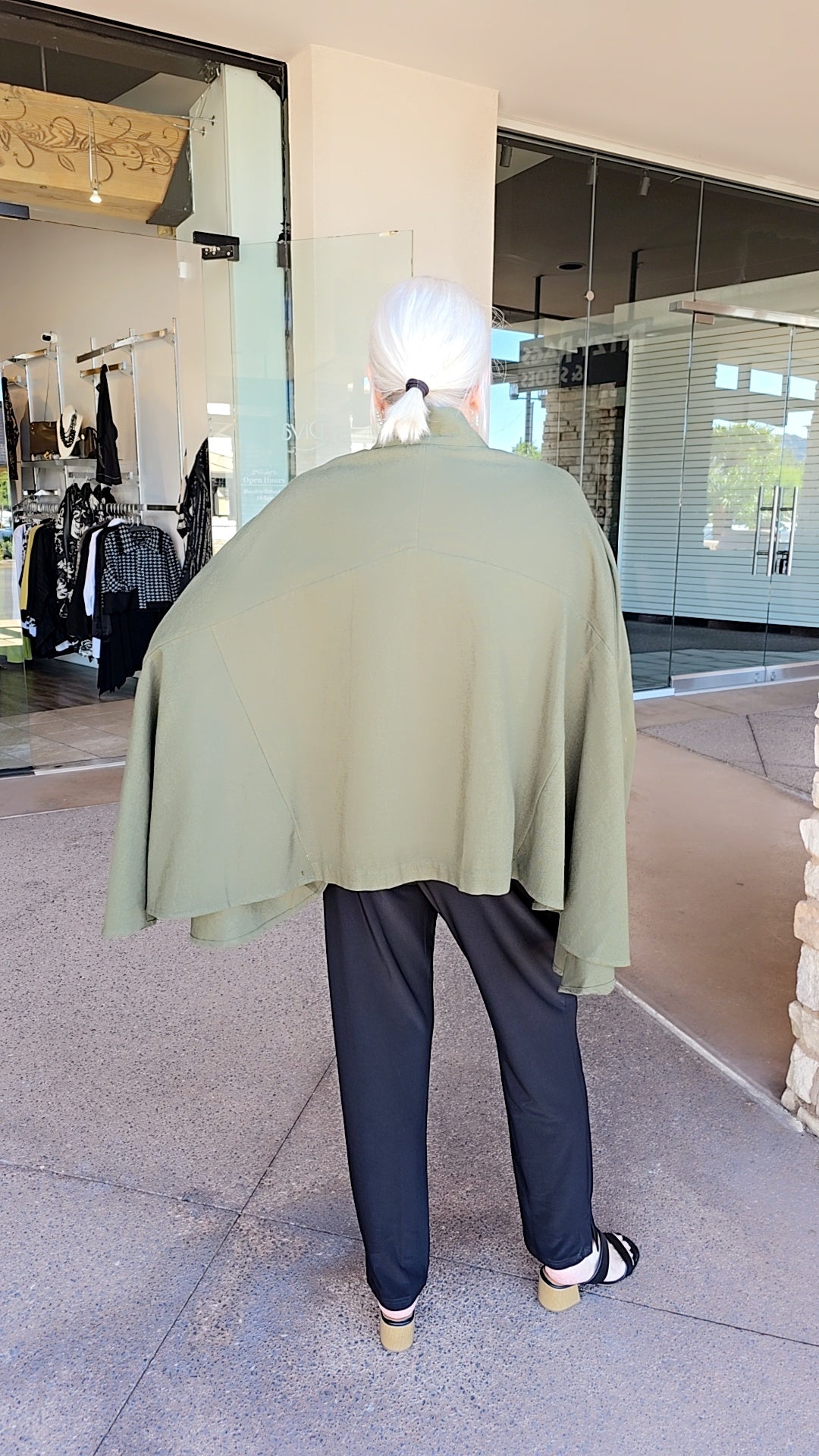 Kedem Sasson Green Big 2 Pocket Jacket P419