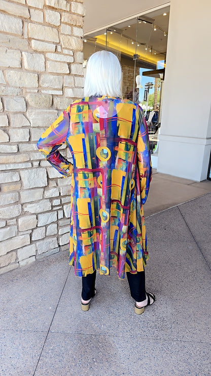 Kozan Plus Size Wynwood Molly Sheer Cardigan SH210805