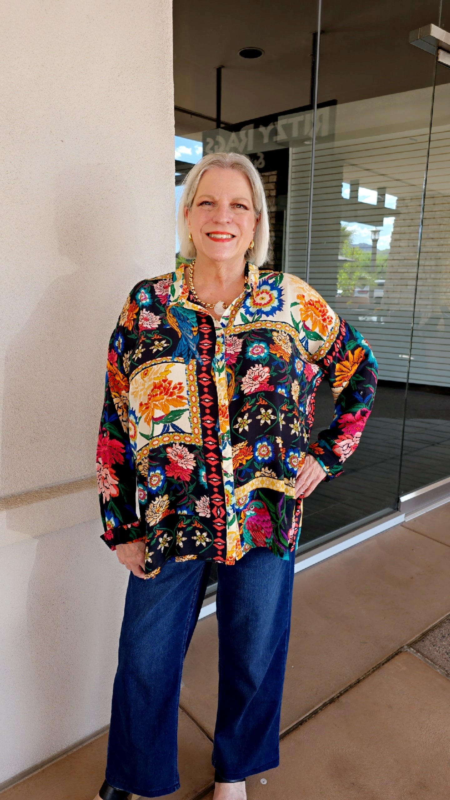 Johnny Was Eirene Oversized Audrey Shirt C12525-8