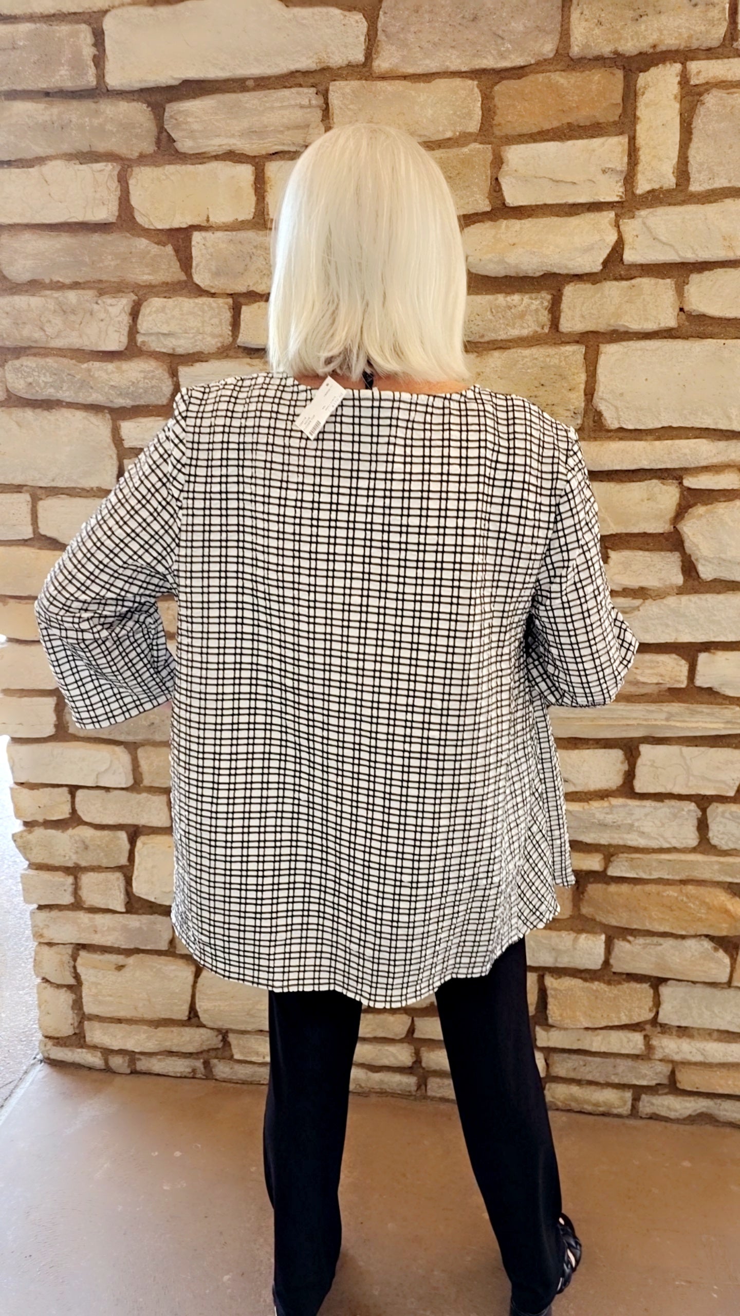 Niche Plus Size Small Check/One Pocket Top 1244116