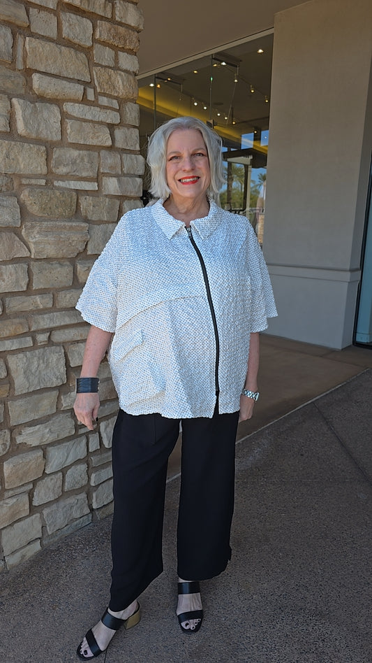 Chalet Polka Dot Puckered Sakai Jacket 5WP5080