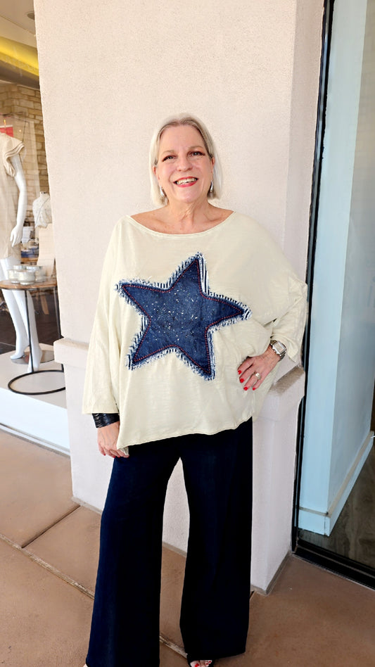 Jaded Gypsy One Size All Star Balloon Top