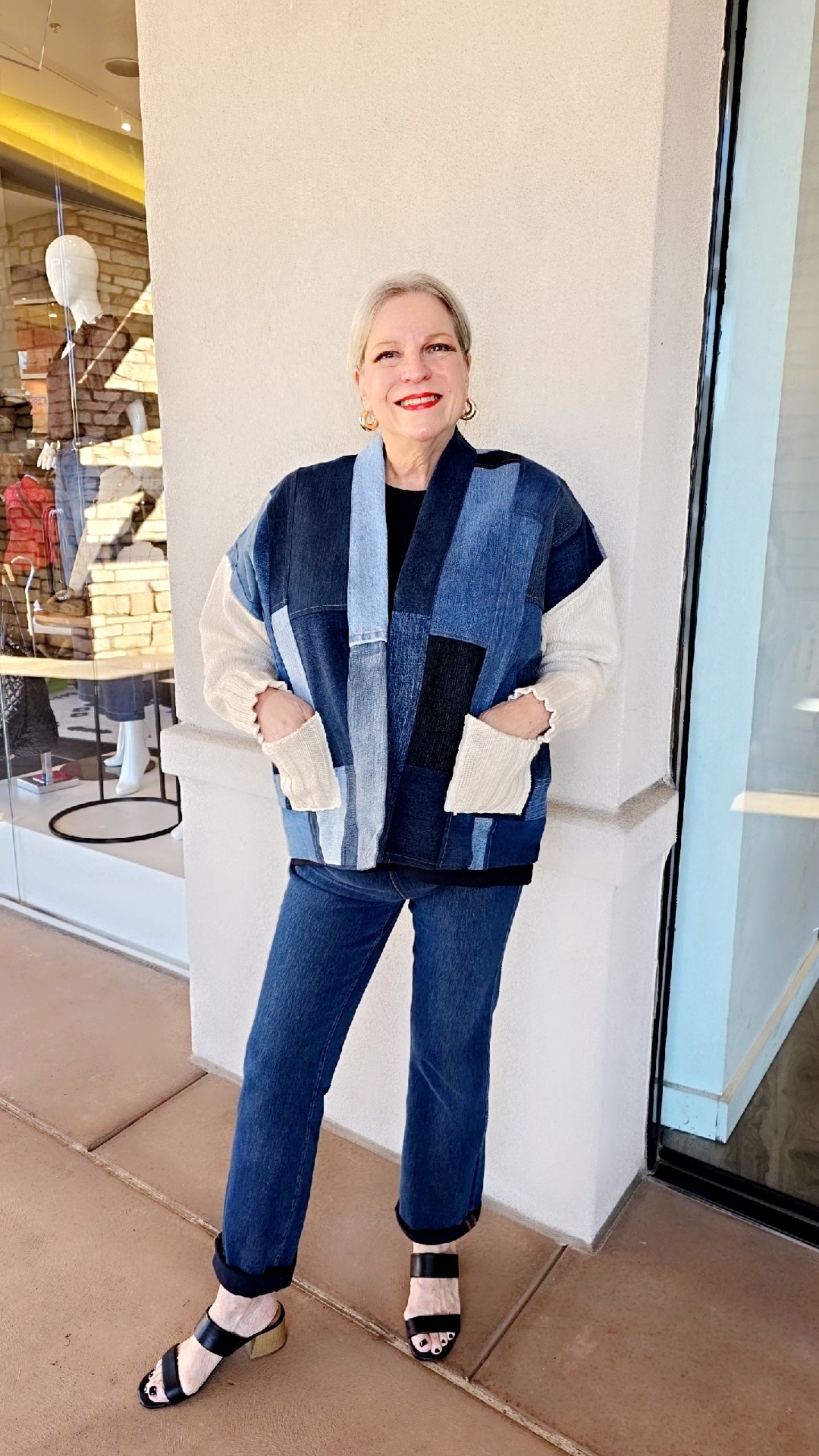 Shannon Passero Cream/Denim Joy Jacket 5649