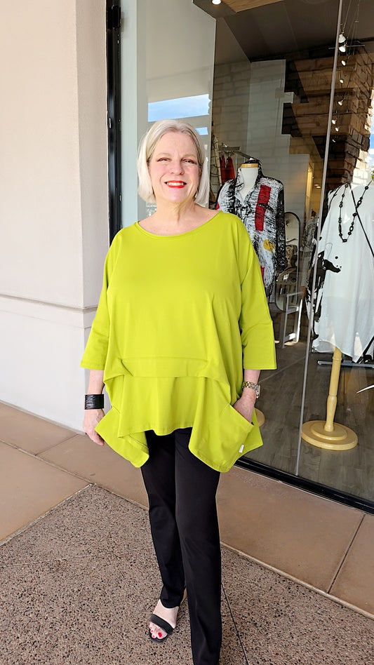 Luukka Lime Solene Top 26Y1148