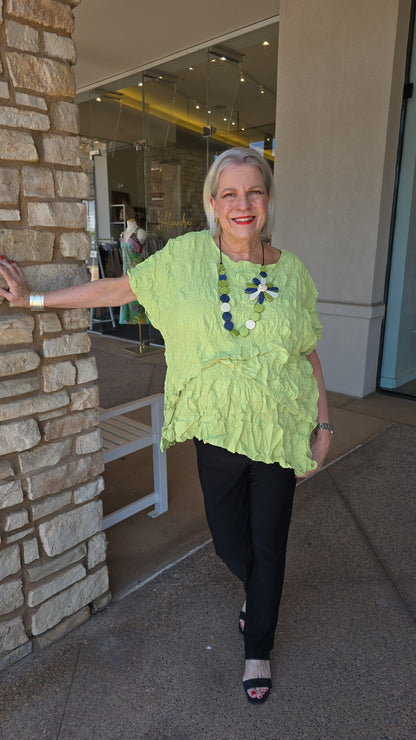 Chalet Aloe Cressida Crinkle Top T52068