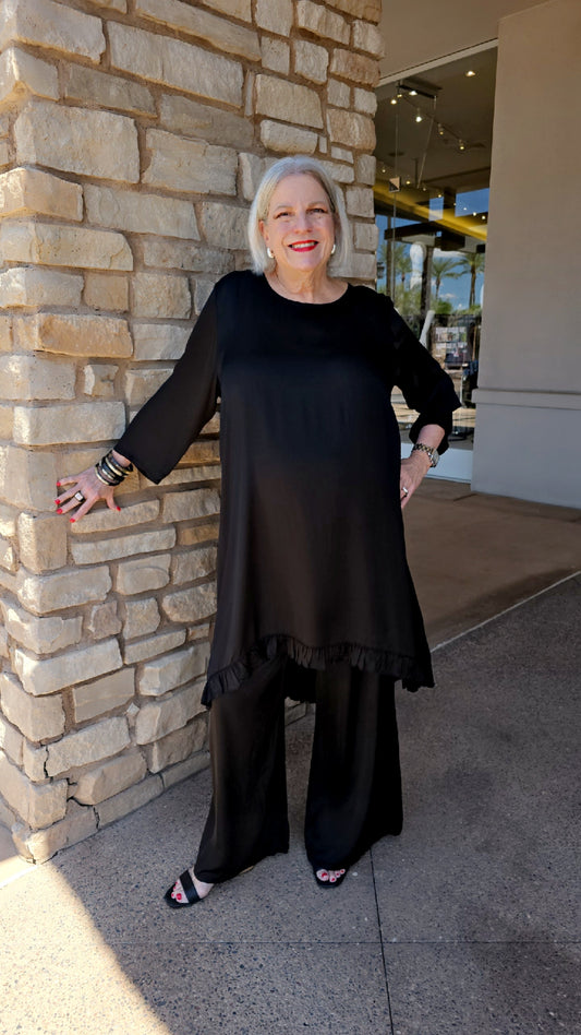 Bryn Walker Black Zaida Tunic/Dress 28110