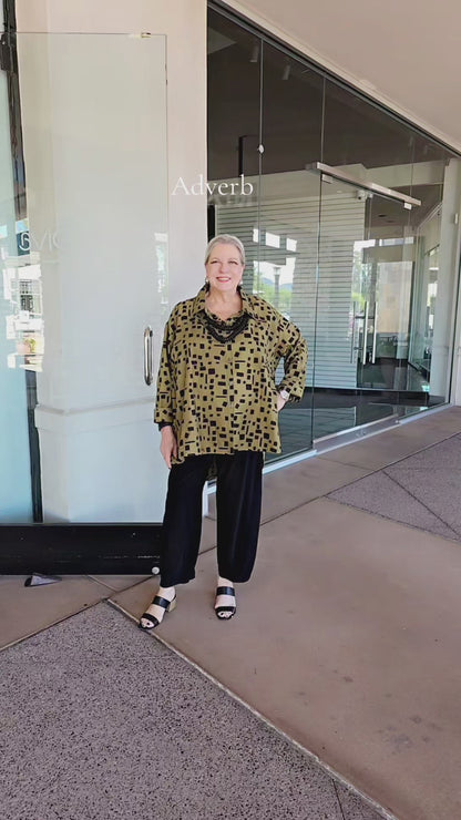 Adverb Plus Size Sweetpea Cotton Possibly Shirt 7042