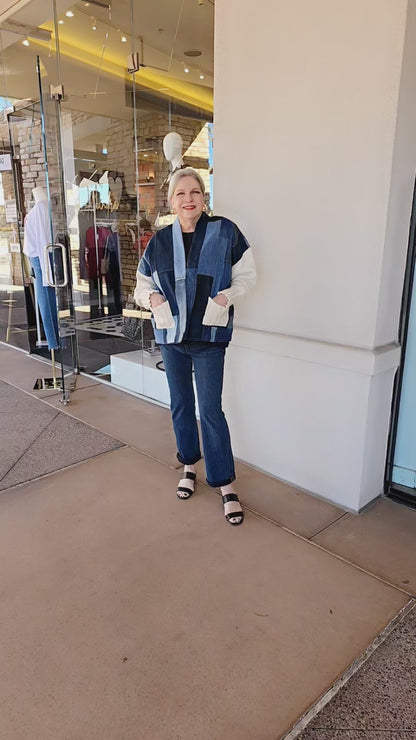 Shannon Passero Cream/Denim Joy Jacket 5649