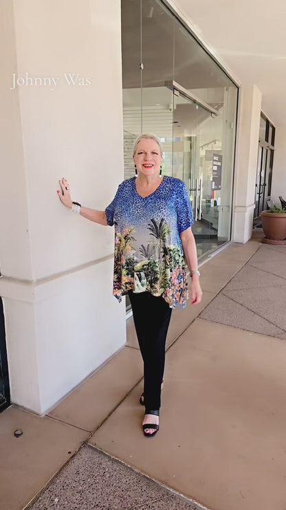 Johnny Was Meghan the Janie Gav Drape Tee T14226-6