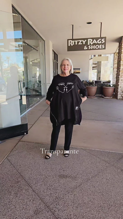 Transparente Black Face Sweatshirt 912006