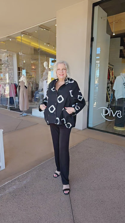 M Square Black/White Ruby Pocket Shirt CN1536