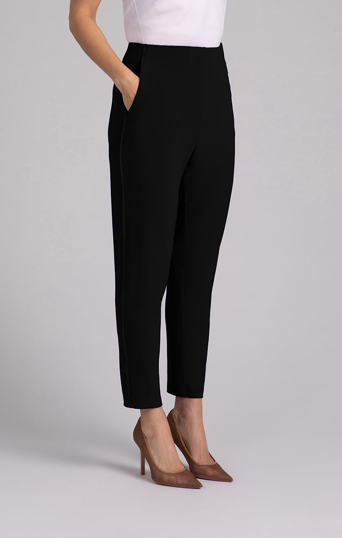 Sympli Black Flounce Pencil Pant 27297