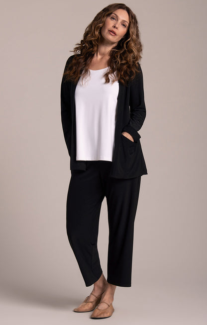 Sympli Black Nu Core Cardigan 25193-3