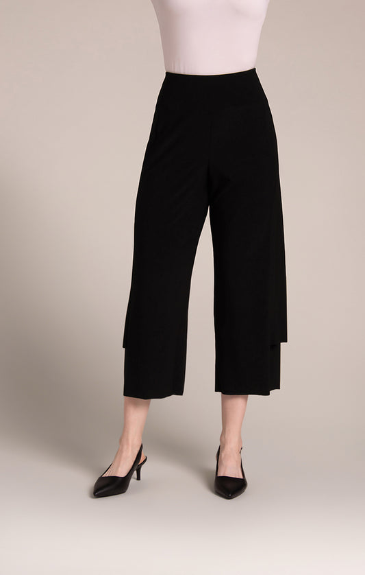 Sympli Black Splice Double Up Pant Crop 27317