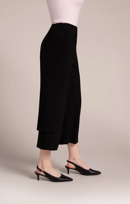 Sympli Black Splice Double Up Pant Crop 27317