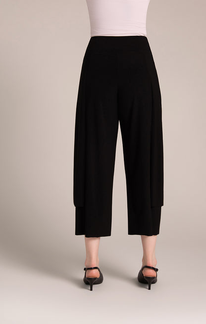 Sympli Black Splice Double Up Pant Crop 27317