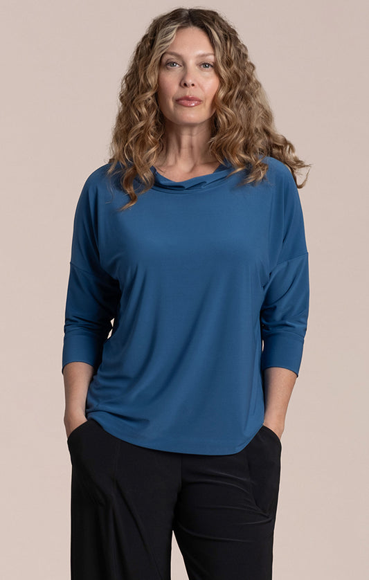 Sympli Plus Size Lake Slouch Pullover Top 22249NT-2