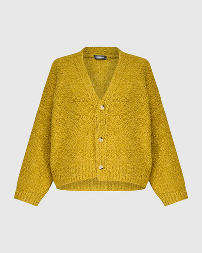 Alembika Honey Knit Button Front Cardigan AS951H
