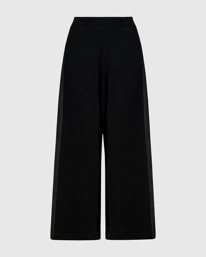 Urban Black Cotton Quilt Pant UP235B