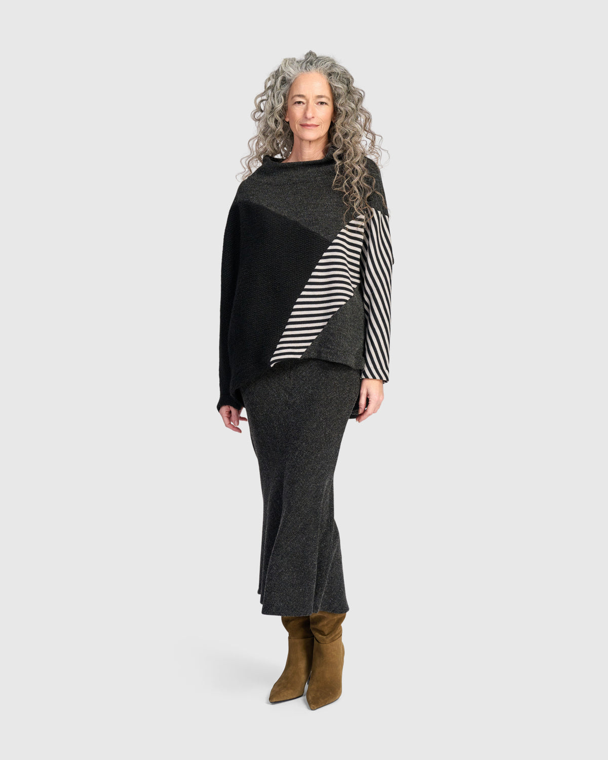 Urban Shadow Poly-Jersey Pull On Skirt UK231S