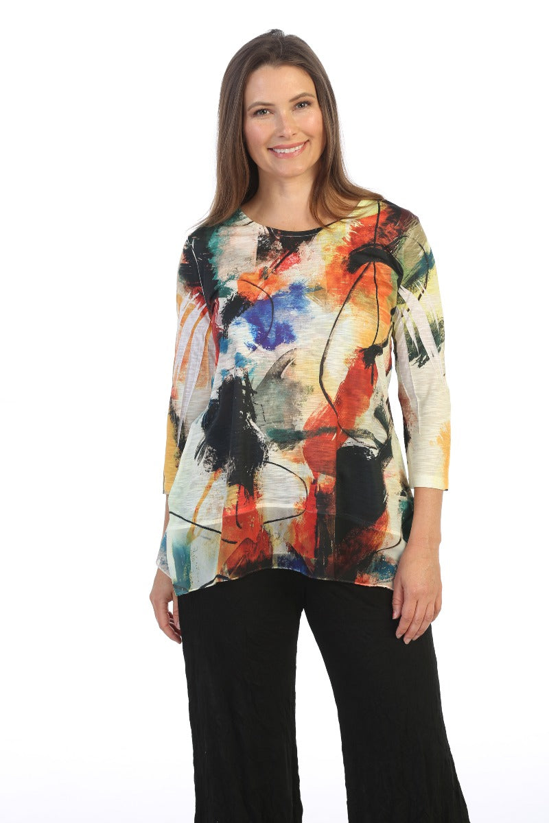 Jess & Jane Plus Size Multi Genesis Tunic 63-1519X