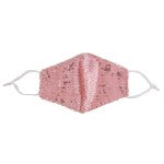 Judson & Company Light Pink Sequin Fashion Mask 794560