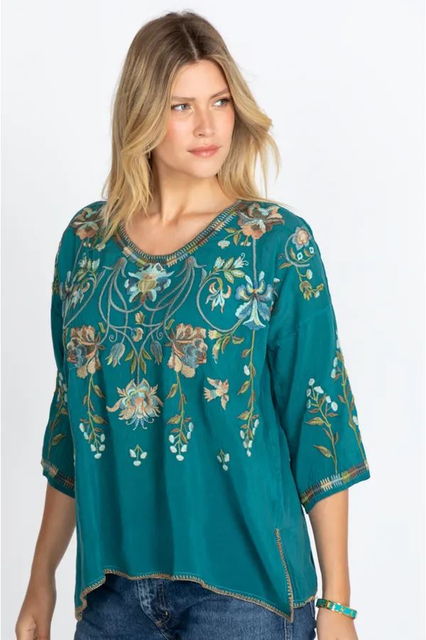 Johnny Was Plus Size Millicent Blouse C16122-6