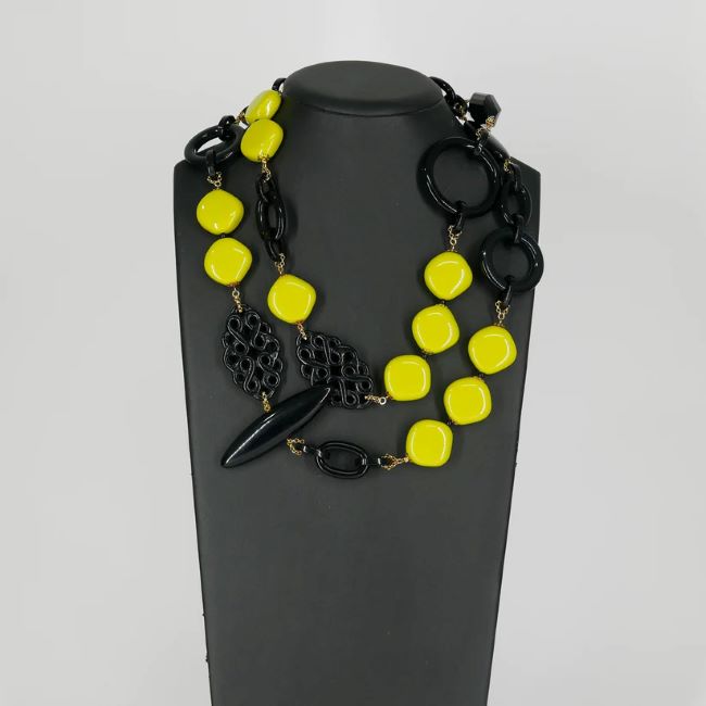 Michaela Malin Donatella Lime Necklace