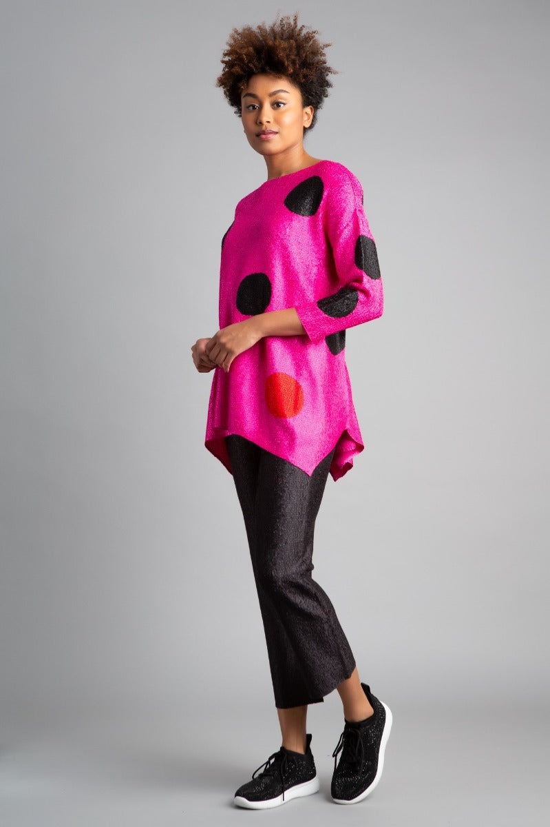 Berek Oversized Fuchsia Dot Tunic M55410Y